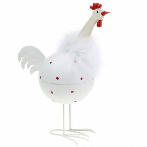 Kylling hvid med prikker 21cm