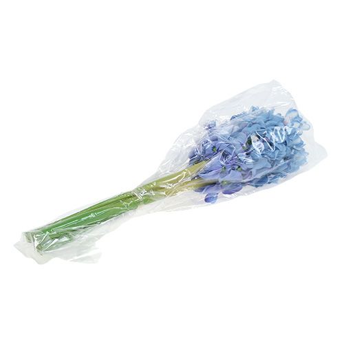 Floristik24 Hyacint kunstblå, hvid 31cm 3stk