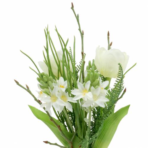Floristik24 Buket med hyacinter og tulipaner kunstig 34cm