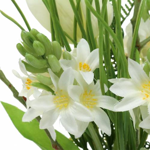 Floristik24 Buket med hyacinter og tulipaner kunstig 34cm