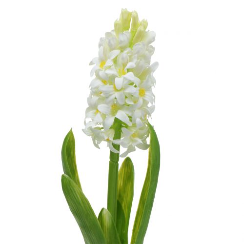 Floristik24 Hyacinth Real-Touch Hvid 40cm