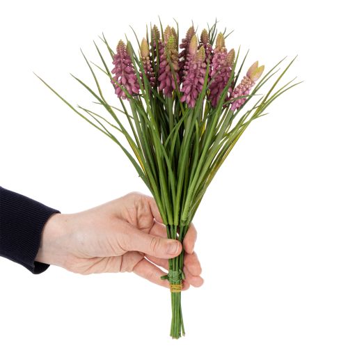 Artikel Kunstig druehyacintblomst som forårsdekoration til opholdsstuen, 30 cm, 15 stk.