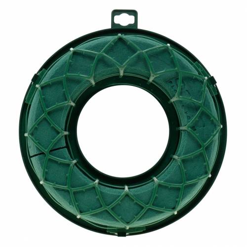 Floristik24 OASIS® IDEAL universalring blomsterskum kransgrøn H4cm Ø18,5cm 5stk