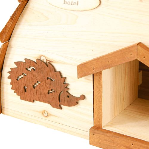 Artikel Hedgehog House Hedgehog Hotel Gran Wood Foderstation Træ 34×18×24cm