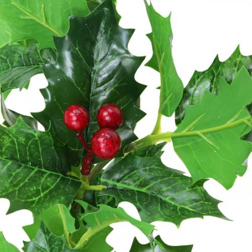 Artikel Julegren kristtorn Ilex kunstige bær 37cm