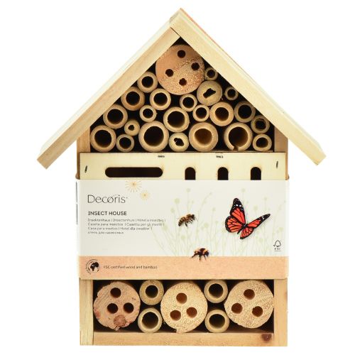 Artikel Insekthotel trægran insekthus natur H23,5cm