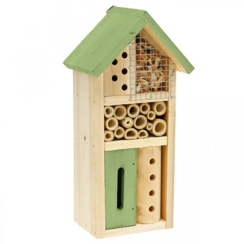 Artikel Insekthotel Grønt Træ Redehjælp Have Insekthus H26cm