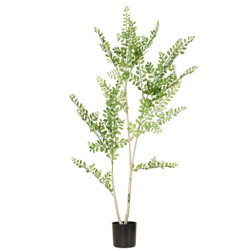 Kunstig plante i potte, 130 cm høj, grøn, dekorativ | Floristik24.dk