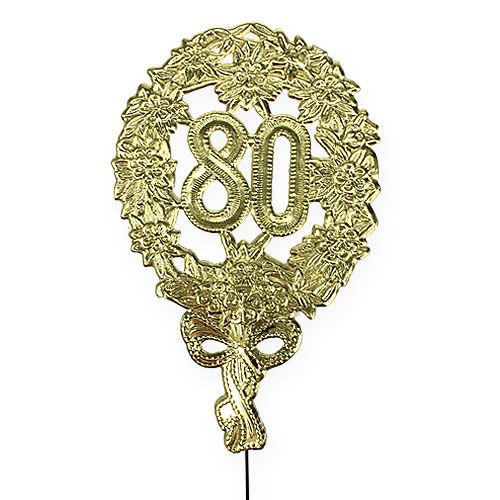 Floristik24 Jubilæumsnummer 80 Ø8cm 10stk