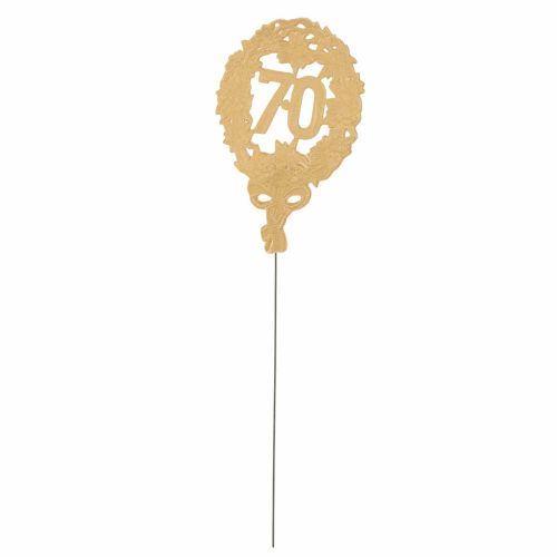 Jubilæumsnummer 70, 12 cm, 10 stk.
