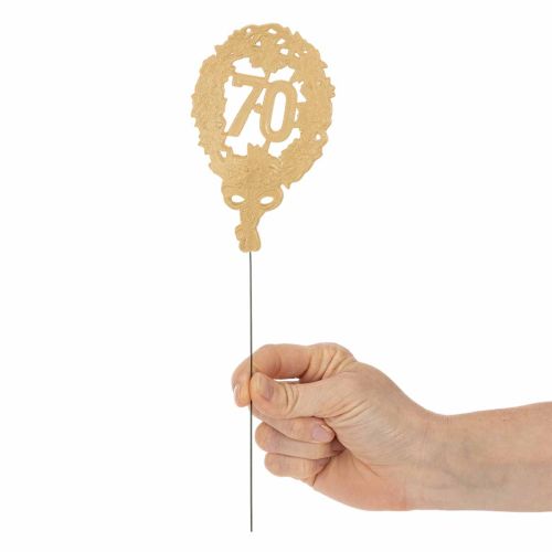 Jubilæumsnummer 70, 12 cm, 10 stk. | Floristik24.dk