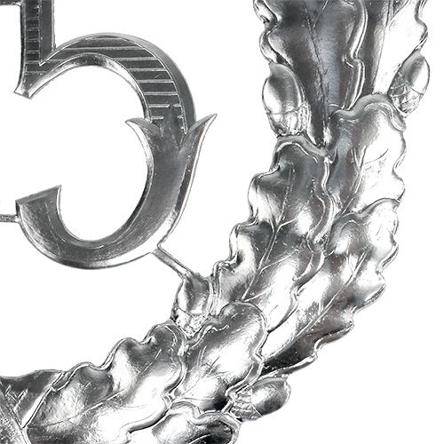 Jubilæumsnummer 25 i sølv Ø40cm