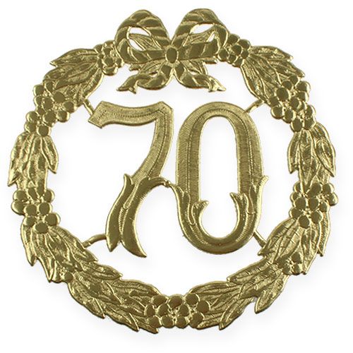 Jubilæum nummer 70 i guld
