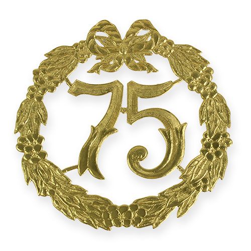 Jubilæum nummer 75 i guld