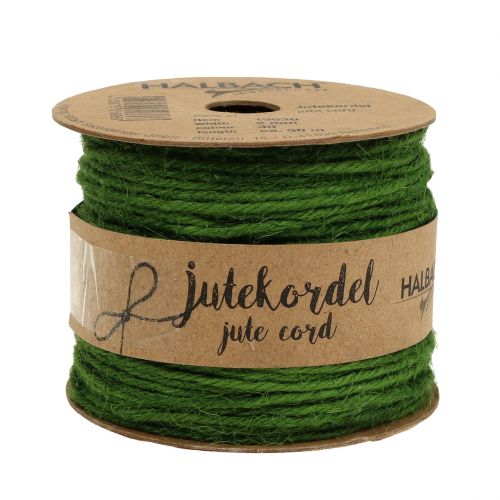 Artikel Jutesnor grøn Ø2mm 100g
