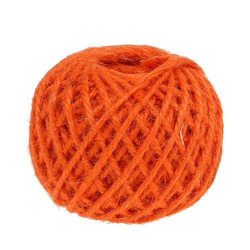 Floristik24 Jutesnor orange Ø3mm 100g
