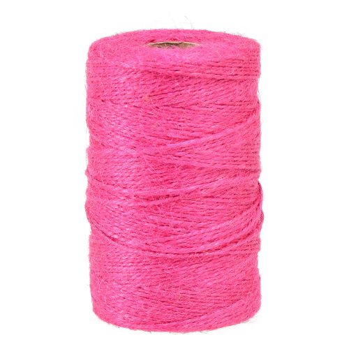 Floristik24 Jute bånd jute snor bånd jute fuchsia Ø2mm 200m