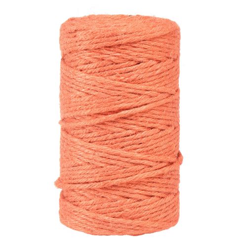 Floristik24 Jutebånd jutesnor pyntebånd jute orange Ø4mm 100m