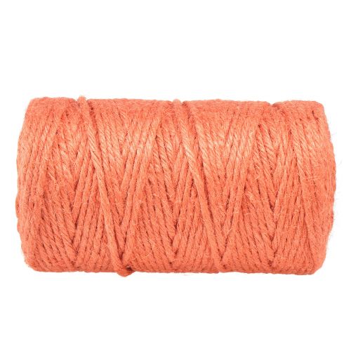Artikel Jutebånd jutesnor pyntebånd jute orange Ø4mm 100m