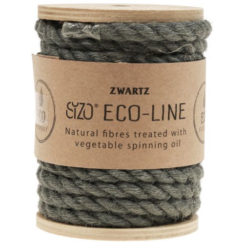 Artikel Jute bånd jute snor snor jute dekoration antracit Ø7mm 5m