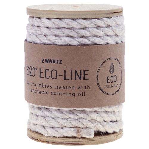 Artikel Jutebånd jute snor snor jute dekoration creme hvid Ø7mm 5m