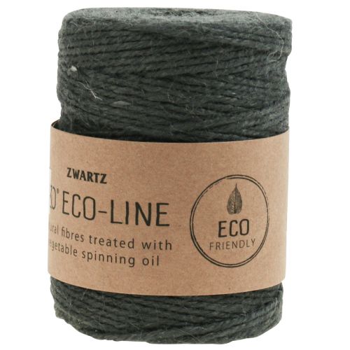 Artikel Jutesnor jutesnor dekorativ snor jute antracit Ø3mm 150m