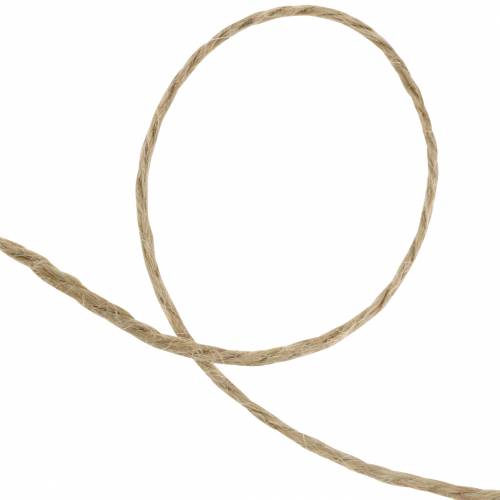 Artikel Alsidig jutesnor naturlig 2mm 200m 1 stk