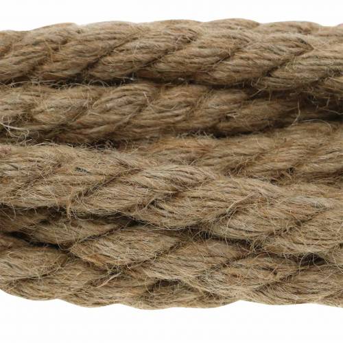 Floristik24 Praktisk jute reb Ø1,5cm 6m