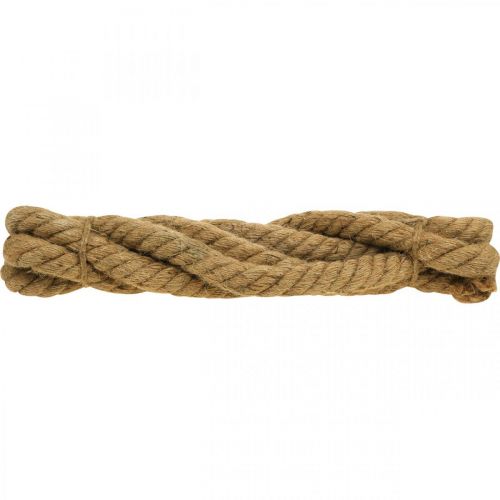 Floristik24 Dekorationsreb maritim jutesnor naturlig sommerdekorationsreb Ø3cm 3m