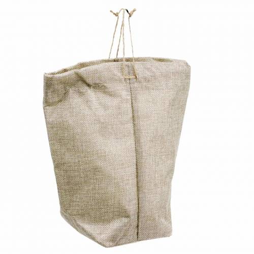 Floristik24 Jute taske 20 × 10 cm H30 cm gavepose