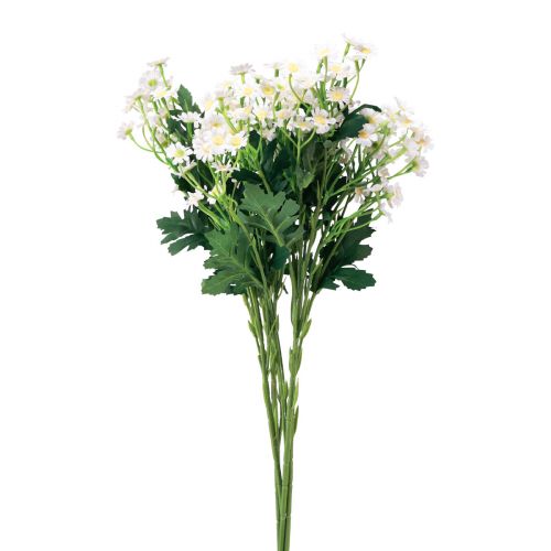 Floristik24 Kamille Kunstige Eng Blomster Hvid 58cm 4stk