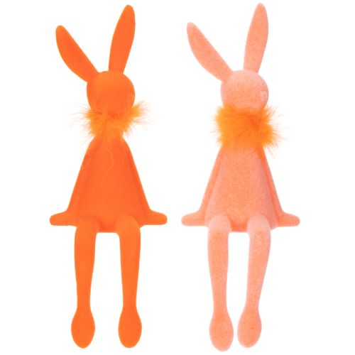 Artikel Påskeharehylde, siddende påskeharefigur til påske og forår, 27 cm, 2 stk.