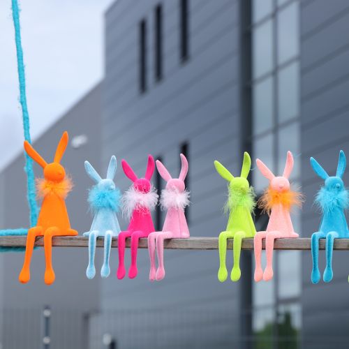 Artikel Påskeharehylde, siddende påskeharefigur til påske og forår, 27 cm, 2 stk.