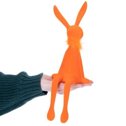 Artikel Påskeharehyldeholdere, dekorative til stuen, påskedekoration, siddende på, 36 cm, 2 stk.