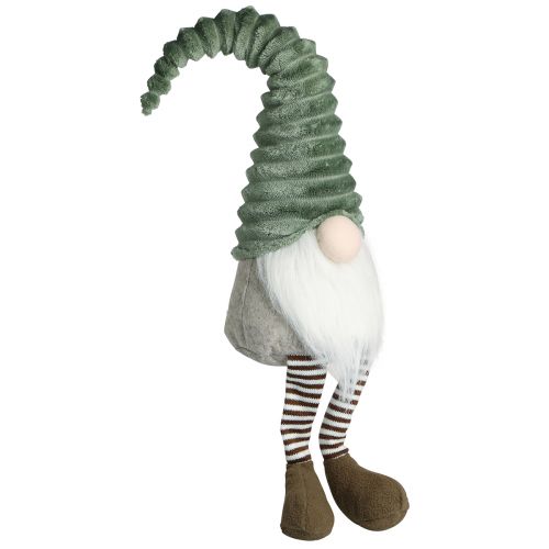 Floristik24 Kantskammel Nisse Julegrøn Brun H55cm 2stk