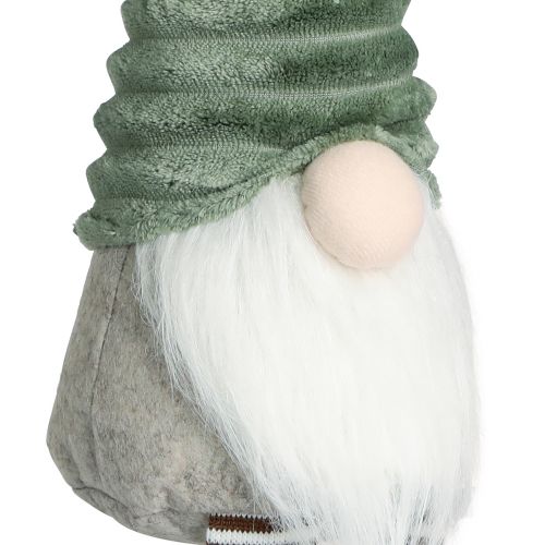 Floristik24 Kantskammel Nisse Julegrøn Brun H55cm 2stk
