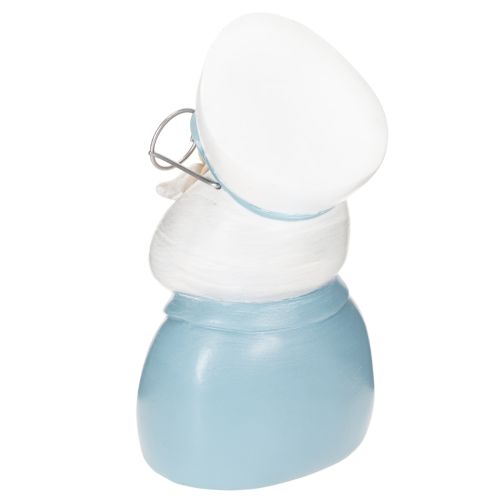 Kaptajnfigur, maritim dekoration med briller og hat, 16 cm | Floristik24.dk