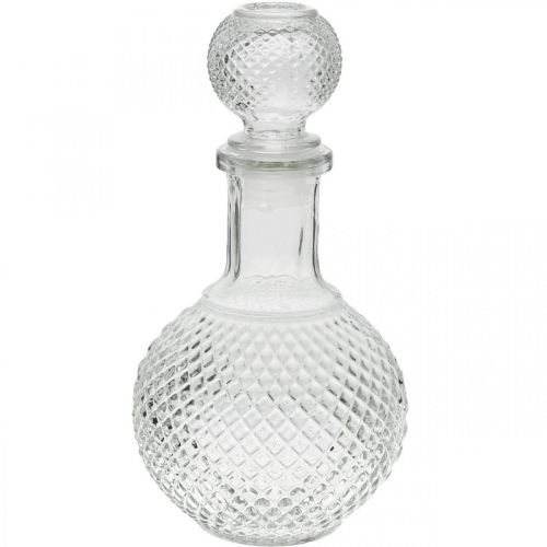 Whisky karaffel med låg Glaskaraffel H20,5cm