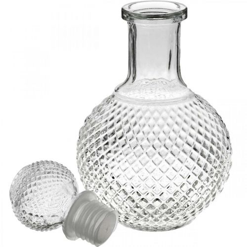 Floristik24 Whisky karaffel med låg Glaskaraffel H20,5cm