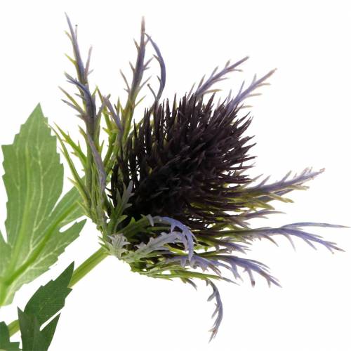 Floristik24 Kunstig tidselgren blå-violet 68cm 3stk