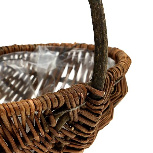 Floristik24 Kartoffelkurv 23cm med naturlig folie