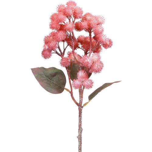 Floristik24 Stor burre kunstig plante burre kunstig rød 52cm