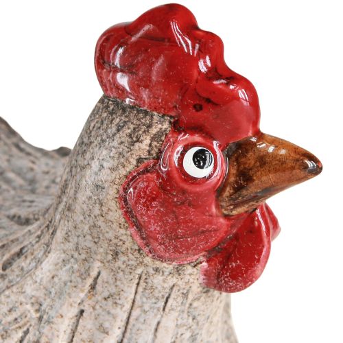 Floristik24 Keramisk dekorativ kylling sjov påske dekoration figur 16×12×12cm