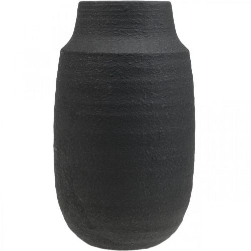Artikel Keramikvase sort blomstervase dekorative vaser Ø17cm H34cm