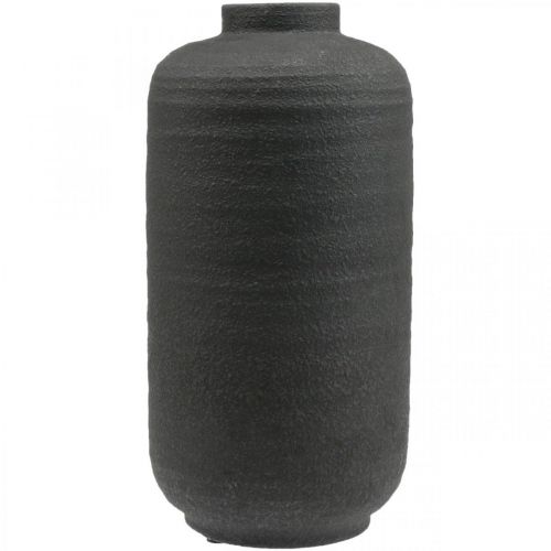 Floristik24 Keramikvase Sort Dekorationsvaser Stor Ø18,5cm H40cm