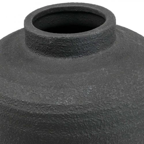 Floristik24 Keramikvase Sort Dekorationsvaser Stor Ø18,5cm H40cm