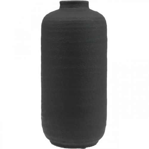 Floristik24 Keramikvase Sort Dekorationsvaser Rustik Ø15,5cm H34cm