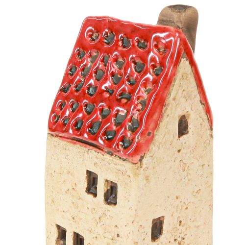 Artikel Keramikhus borddekoration keramikhuse H11cm 3 stk