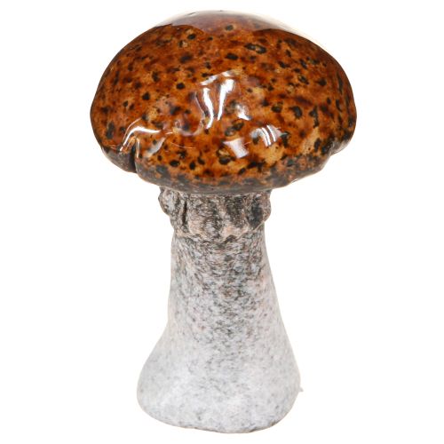 Artikel Keramik svampe keramik dekoration svampe orange gul brun 8cm 3 stk