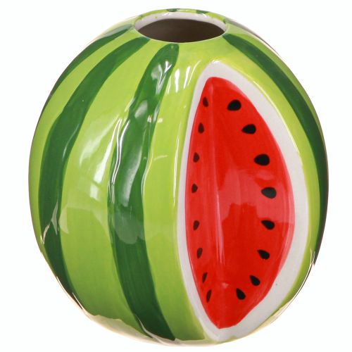 Keramisk vase vandmelon dekorativ vase keramik H12cm